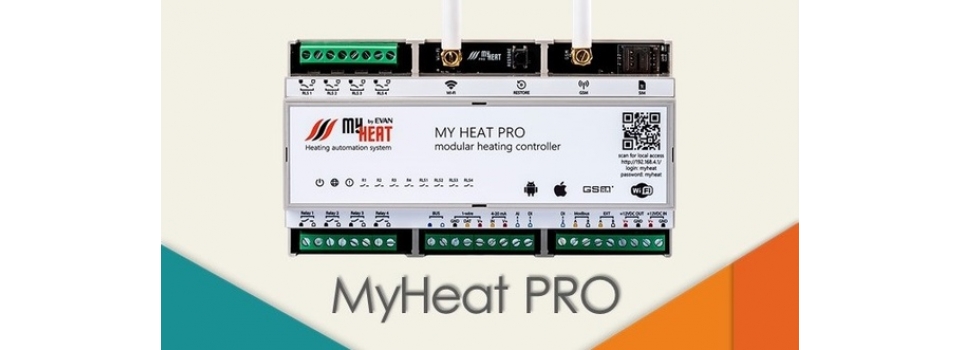 MYHEAT PRO от ЭВАН - Интеллектуальное управление климатом Вашего дома